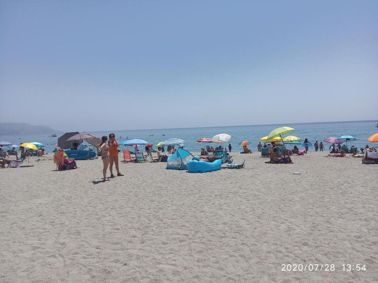 Nerja 1ª Linea De Playa De Burriana , Terraza Grande Al Mar Exterior foto