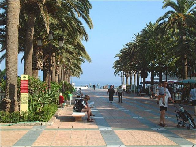 Nerja 1ª Linea De Playa De Burriana , Terraza Grande Al Mar Exterior foto